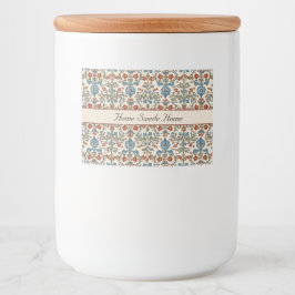 Norwegian Garden, op maat Voedselcontainer Etiket