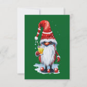 Norwegian Gnome Holding A Hot Toddy Kaart (Voorkant)