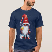 Norwegian Gnome Holding A Hot Toddy T-shirt (Voorkant)