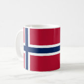 Norwegian Heritage Ceramic Coffee Mok (Voorkant links)