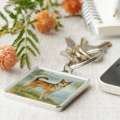 Norwegian Lundehund Sleutelhanger (Zijkant)