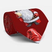 Norwegian Nisse Gnome Gonk Holding A Glass Of Egg  Stropdas (Opgerold)