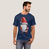 Norwegian Nisse Gnome Gonk Holding A Glass Of Egg  T-shirt (Voorkant volledig)