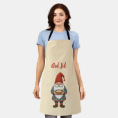 Norwegian Nisse God Jul Christmas Apron Schort (Gedragen)