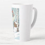 Norwegian Nisse God Jul Christmas Latte Mug Latte Mok (Rechterhoek)