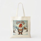 Norwegian Nisse God Jul Christmas Tote Bag (Voorkant)