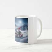 Norwegian Nisse Sledding, Coffee Mug Koffiemok (Voorkant rechts)