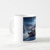 Norwegian Nisse Sledding, Coffee Mug Koffiemok (Voorkant links)