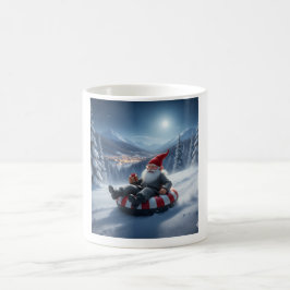 Norwegian Nisse Sledding, Coffee Mug Koffiemok