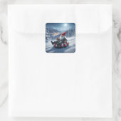 Norwegian Nisse Sledding, Stickers (Tas)