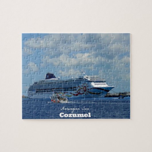 Norwegian Sun, Cozumel, Mexico Legpuzzel (Horizontaal)