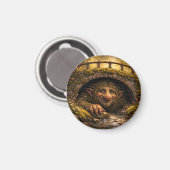 Norwegian Troll Hiding Under Bridge, Magnet (Voorkant / Achterkant)