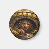 Norwegian Troll Hiding Under Bridge, Magnet (Voorkant)