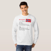 Norweigen Definition T-shirt (Voorkant volledig)