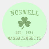 Norwell MA Sticker (Voorkant)