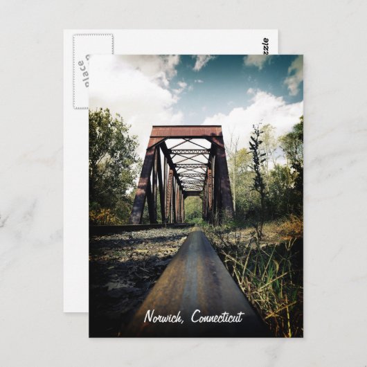 Norwich, Briefkaart Connecticut (Voorkant / Achterkant)