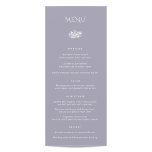 Norwich bruiloft diner menu<br><div class="desc">Dit bruiloft collectie ontwerp is een perfecte mix van elegantie en klassieke stijl. Het belangrijkste kenmerk van het ontwerp is een delicaat bloemmotief dat sierlijk in het midden van de koraalkleurige achtergrond zit.</div>