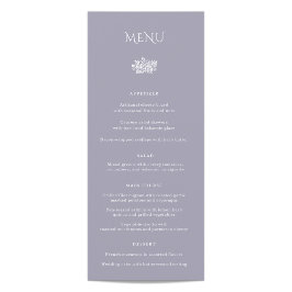Norwich bruiloft diner menu