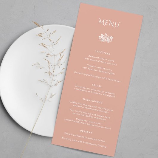 Norwich bruiloft diner menu