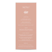 Norwich bruiloft diner menu