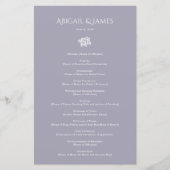 Norwich bruiloft programma (Voorkant)