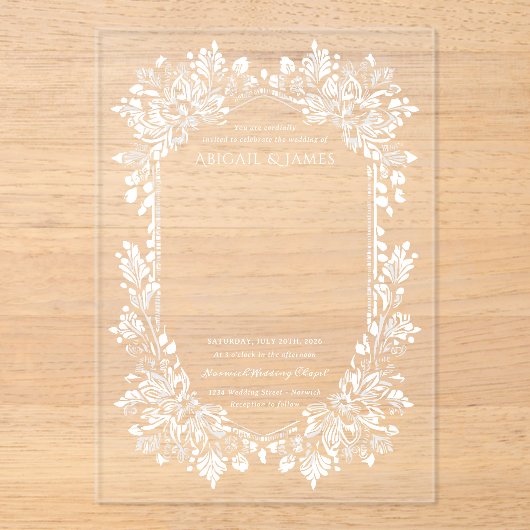 Norwich bruiloft uitnodiging (Voorkant)