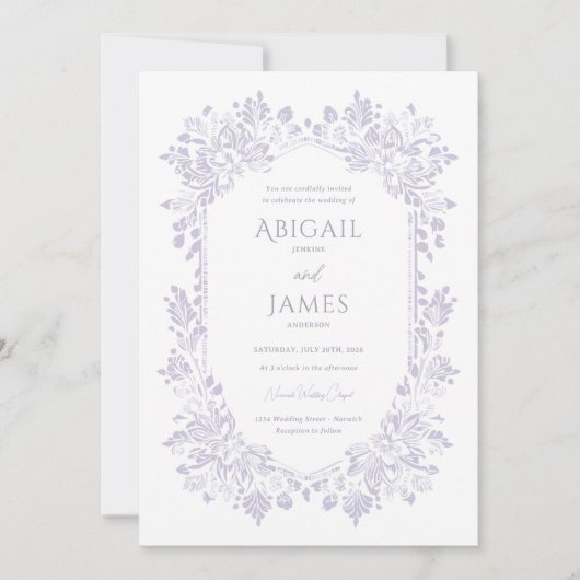 Norwich bruiloft uitnodiging (Voorkant)