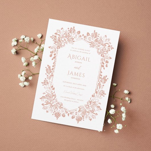 Norwich bruiloft uitnodiging