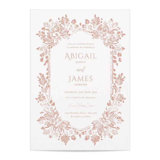 Norwich bruiloft uitnodiging