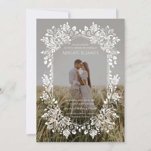 Norwich bruiloft uitnodiging (Voorkant)