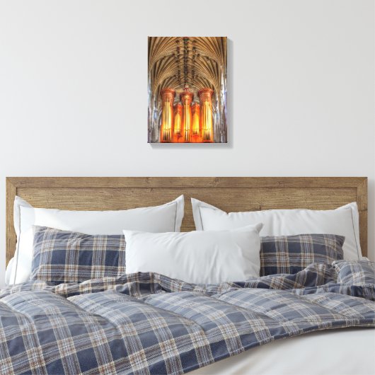 Norwich Cathedral Canvas Afdruk (Insitu (Slaapkamer))