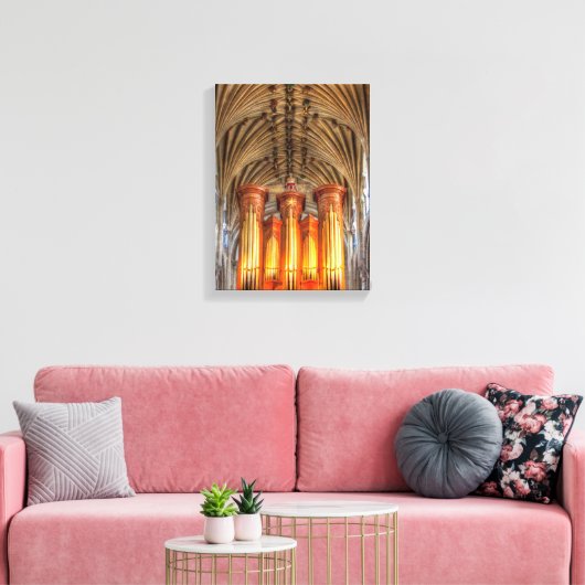 Norwich Cathedral Canvas Afdruk (Insitu (Woonkamer))