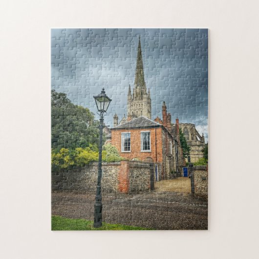 Norwich Cathedral Jigsaw Legpuzzel (Verticaal)