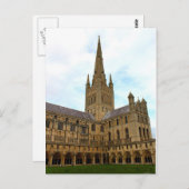 Norwich Cathedral Norfolk. Briefkaart (Voorkant / Achterkant)