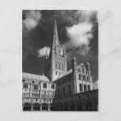 Norwich Cathedral, Norfolk, Engeland Briefkaart (Voorkant)