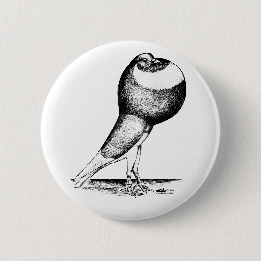 Norwich Cropper 1980 Ronde Button 5,7 Cm (Voorkant)