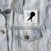 Norwich Croppers, standaard Vierkante Button 5,1 Cm (In situ)