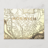 Norwich, CT  kaart (Voorkant)