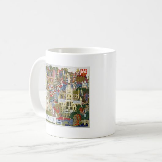 Norwich England Koffiemok (Voorkant links)