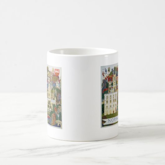Norwich England Koffiemok (Center)