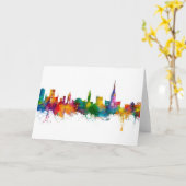 Norwich England Skyline Kaart (Gele Bloem)