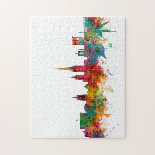 Norwich England Skyline Legpuzzel (Verticaal)