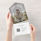 Norwich foto bruiloft uitnodiging met RSVP-kaart (Afscheurbaar)