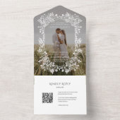 Norwich foto bruiloft uitnodiging met RSVP-kaart (Binnen)