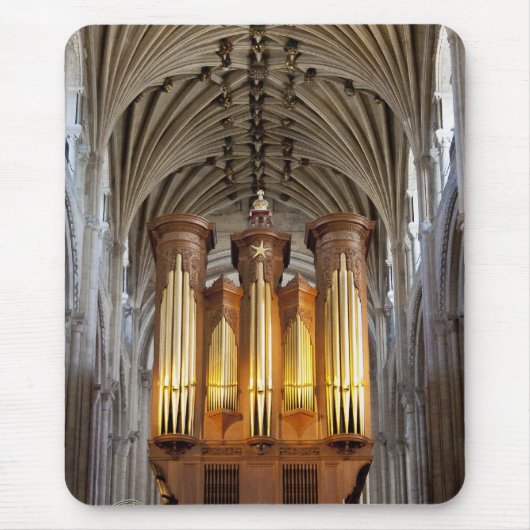 Norwich-kathedraal orgaan en plafondmousepad muismat (Voorkant)