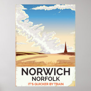 Norwich, Norfolk -tramposter Poster
