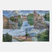 Norwich Quayside, Norfolk Theedoek (Horizontaal)