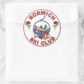 Norwich Ski Club stickers (3 "x3" set van 6) (Tas)