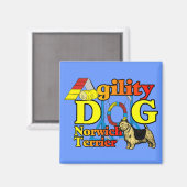 Norwich_Terrier_Agility Magneet (Voorkant / Achterkant)