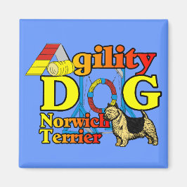 Norwich_Terrier_Agility Magneet